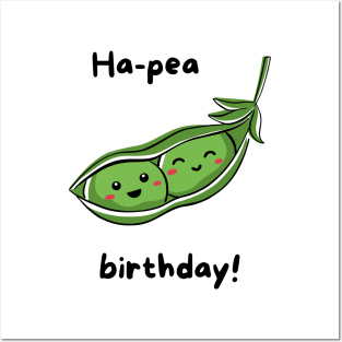 happy birthday, ha-pea birthday Posters and Art